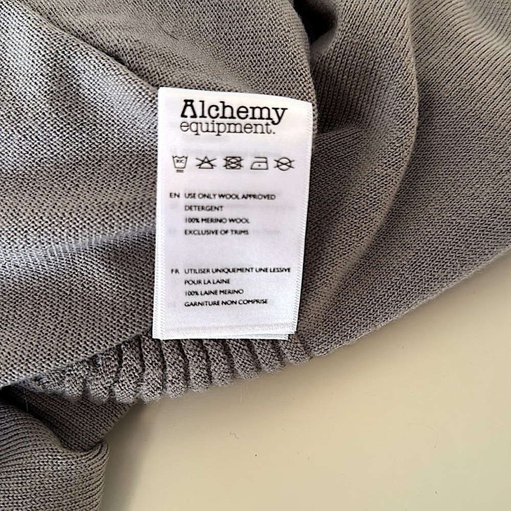 Men's Light Gray Alchemy Sweater with Shoulder Detail! L - Picture 7 of 7